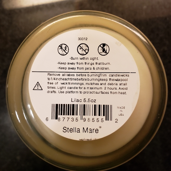 Stella Mare Lilac Soy Candle New in Box - Picture 10 of 12